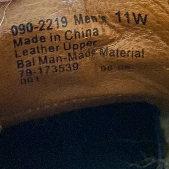 Nunn Bush Shoes Mens Size 11Wide Dress Lace Up Office They Have Peeling … - Picture 11 of 11